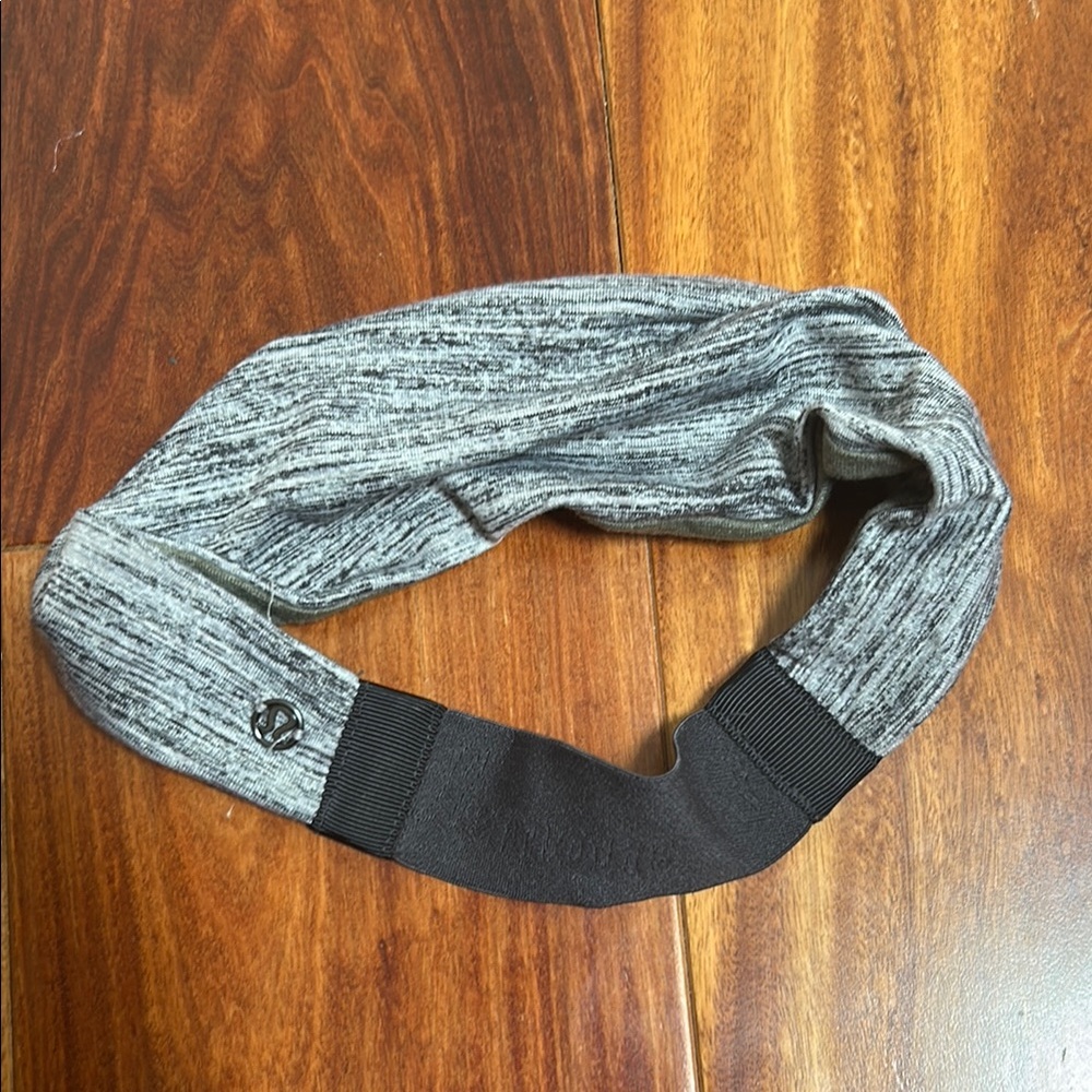 lululemon athletica Gray and Black Headband